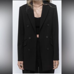 Zara open front blazer - like new.
